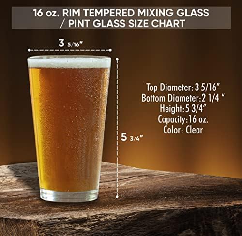 Teeamore personalizovana čaša za pivo dodajte svoj tekst urezane naočare za pivo Rođendanska godišnjica vjenčanja