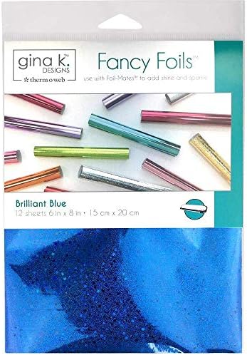 Gina K dizajnira holografsku fansku foliju 6 x 8 inčni listovi - svjetlucava ružičasta, svjetlucavo zlato i sjajno plava sa džepom za pohranu