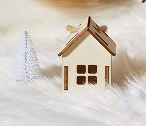 Kreirajte božićnu dekoraciju drvene kuće, jednu veličinu