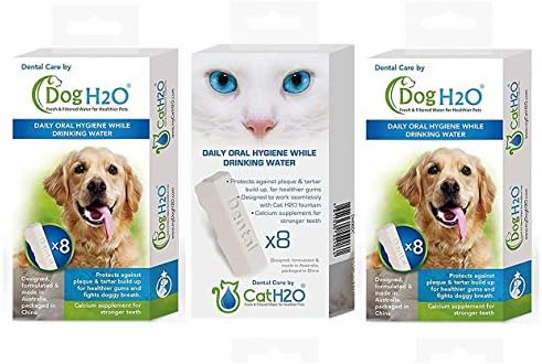 Pas H2O i CAT H2O snop, 8 komada svaki, oralni higijenski aditiv za piće