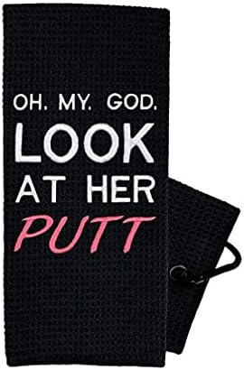 Smiješni ručnik za Golf za žene-ručnici za Golf za golf torbe sa kopčom - ženski ručnik za Golf-pogledajte
