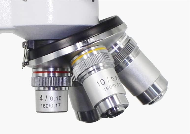 Komplet opreme za mikroskop za odrasle 4x 10x 40x 100x sočiva za mikroskop, dijelovi za biološki mikroskop pribor za laboratorijski potrošni materijal