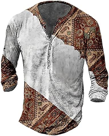 2023 Nova muška ljetna modna casual pričvršćen 3D digitalni ispis majica s dugim rukavima TOPLE