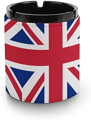Zastava države Engleska Zastava Funny PU Kožni pepeljasti cigarete Držač za ladicu jasena za kućni uredski auto ukras