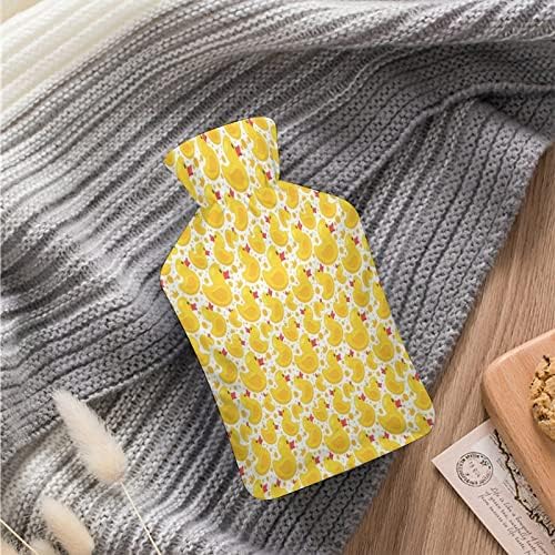Žuta gumena patka boca za tople vode gumene vrećice za toplu vodu sa slatkim poklopcem za razdoblje ublažavanja bolova grčevi