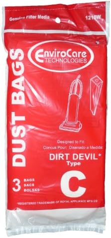 75 vakuumskih torbi Royal Dirt Devil tipa C, MVP uspravni usisivači, 3-727075-001, 3727075001, 727075, 3-700147-001,
