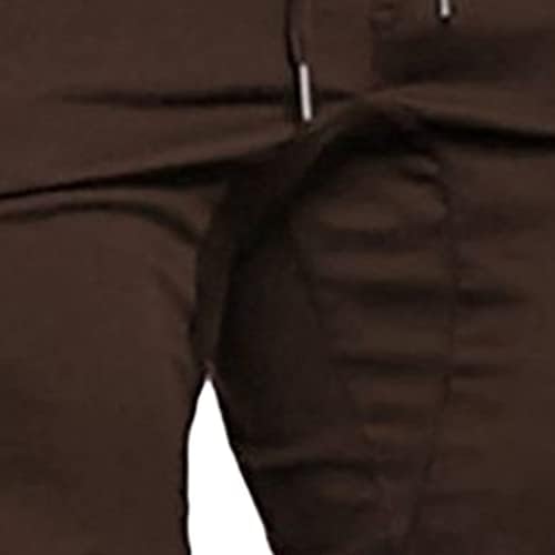 Muški elastični struk šorc sa više džepova lagani vojni teretni kratki pantalone sa vezicama opušteni