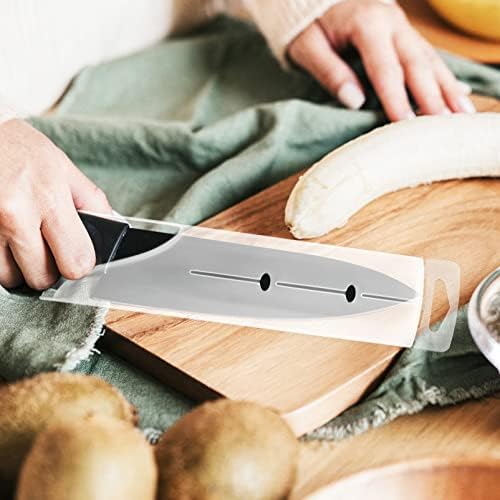 KICHOUSE Guard Tools 4kom su Carving Carry Toxic Blade Resistant Cover kućanski nož omotač uključen zaštitnik kuhinjske oštrice ne rezači slučaj Štitnici rukavi sigurnosni noževi i nož Keramika