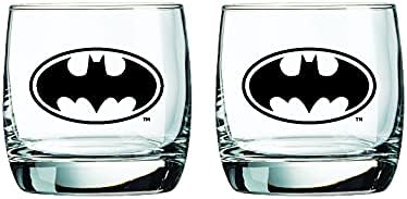 Batman Whisky naočare - 10 oz. Kapacitet-Klasični Dizajn-Teška Baza