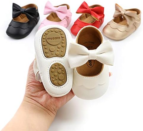 Premium Baby Girl Cipele, cipele za hodanje dojenčadi, mekane jedinice princeze Mary Jane Cipele Privremeni vjenčani haljini cipele cipele cipele