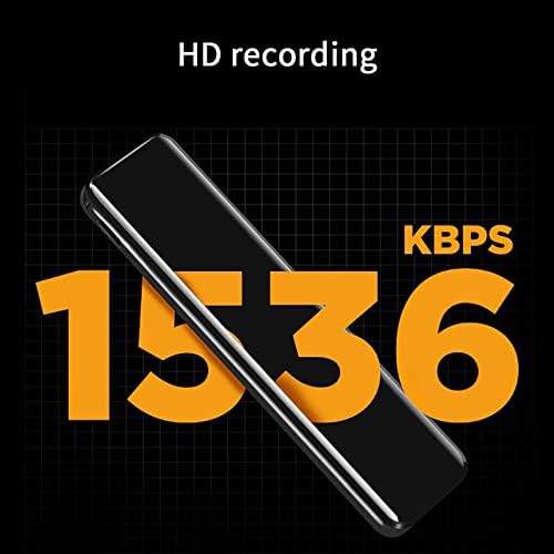 DLOETT 16GB prijenosni snimač sa aktiviranim glasom MP3 plejer telefonski audio snimanje dvostruki
