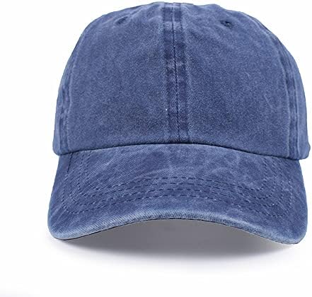 Unisex Podesiva bejzbol kapa Golf šešir pamučni kapa Vintage pamuk oprali prazan kuglični poklopac za muškarce i žene