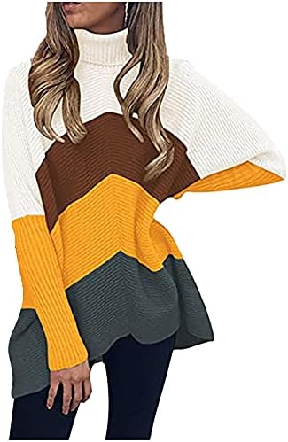 QXDLDHT ženska labava pletena zvjezdana oblika ispisa dugi rukav džemper za bluze o orezbune revel vunena mješavina zimska jesen mekani casual