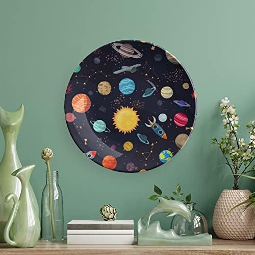 Planete solarne sustava i zvjezdani foto-fotonirani Kina Dekorativna ploča ličnost Keramička ploča za večeru