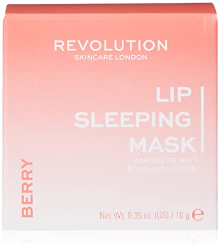 Revolution Skincare London, Berry maska za spavanje za usne, maska za usne, 10g