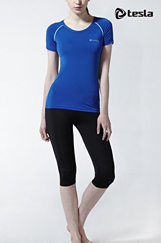 TSLA 2 pakovanje ženske majice za vježbanje, suhe fit wicking majice kratkih rukava, aktivni