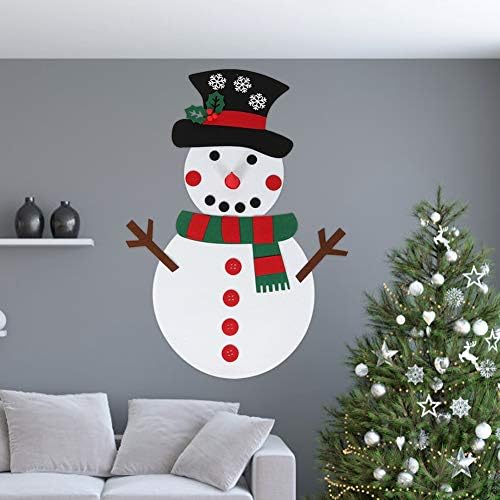 Božićni ukrasi, božićni ukrasi, Xmas Baubes, 39.4x19.7inch DIY filc filce za božićne snježne igre