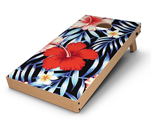 Dizajn Skinz Ljetni tropski tropski set za kumovac - živopisno tropsko crveno cvjetni V1