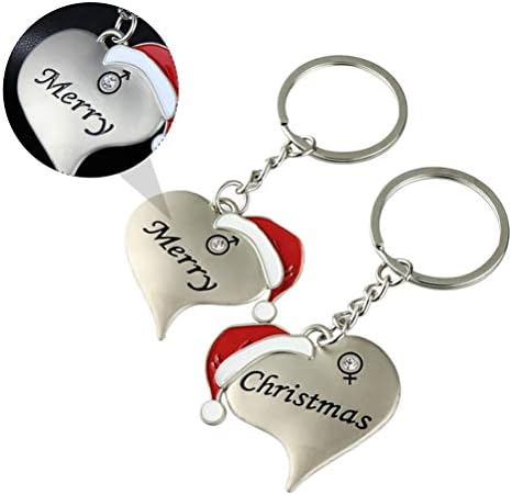 Aboofan 2pcs Creative Privjesci za bračni prsteni Key Key Dekorativni viseći pokloni Ljubitelj privjesak