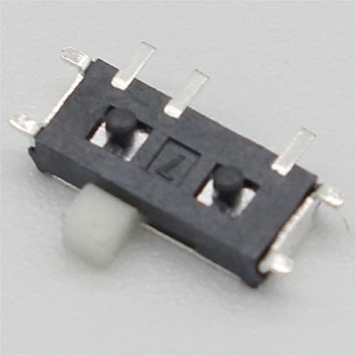 Industrijski prekidači 20pcs 7 pin mini klizni prekidač 2 Pozicija Micro Slide Toggle prekidač 1P2T H = 1,5 mm minijaturni vodoravni prekidači SMD prekidači
