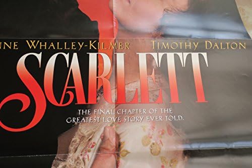 Scarlett Movie Poster Jedan lim originalni, preklopljeni, Timothy Dalton