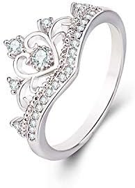 2023 Novi mikroflani prsten cirkon dvo-u-jednoj dame dvodijelni krunski prstenovi smola kristalni prstenovi