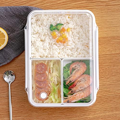 PMUYBHF Bento Svježe za višekratnu upotrebu za premještanje za obrok, zdravo jelo u idi i uravnoteženoj