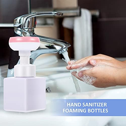 HealFy 6pcs Flower Hand Hand Freend Ružičasti mjehurići pjena za pranje kuhinje čišćenje čišćenje čišćenje Kozmetika Plastična proizvođača Sapunica za pohranu sapuni za prazne čaše Pumpoo pjena i