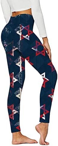 ZKUISW ženska 7/8 Dužina joge gamaše casual kravate visoke struke Atletičke hlače Trčevi trening trčanje