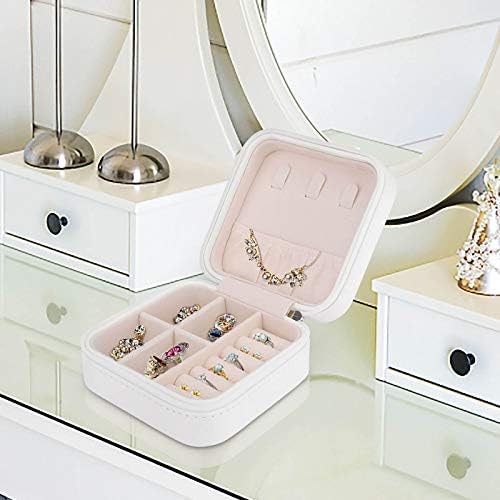 Mala kutija za nakit, putni mali Organizator prenosiva vitrina za prstenje naušnice ogrlica, pokloni za djevojčice