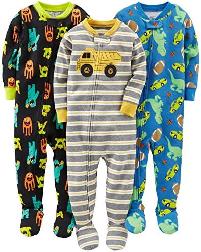 Jednostavne radosti Carterove pamučne pidžame za malu djecu i dječake, pakovanje od 3 komada