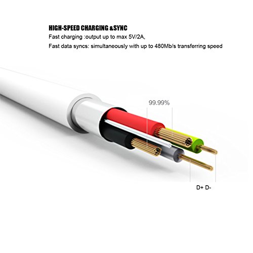 PS4 Micro USB charger Cable, IEUGEN 3.3 ft PS4 kontroler Charger Dualshock 4 USB kabl za punjenje za