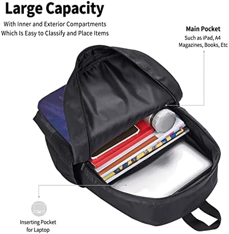 YBovejuk Funny Lagane torba ruksaka za laptop za studente za fakultet pogodni za odrasle fitness