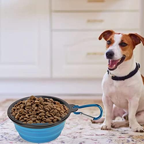 CHICIRIS sklopiva Zdjela za pse bez mirisa sa kopčom za ruksak zgodna, izdržljiva i prenosiva sklopiva