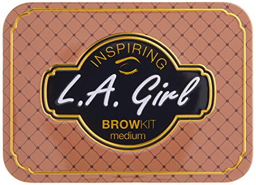 L. A. inspirativni komplet obrva za djevojčice, lagan i svijetao, vosak za obrve 0,035 oz, puder za obrve