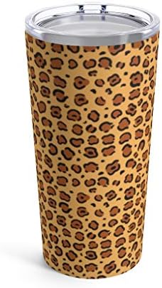 Leopard životinja Print Saffron Tumbler 20 oz