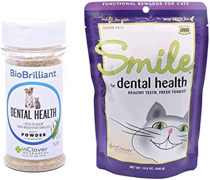 U djetelinu Biobriliant Stomatološka potpora za pse i mačke i osmijeh Dnevno zubno zdravlje Meka žvaka
