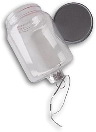 MASON JAR bistri plastični ukras globus - Craft Project za popunjavanje memorije ili održavanja -