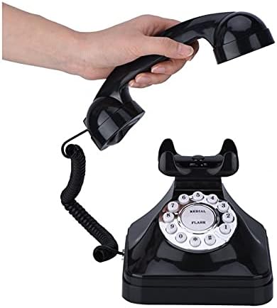 KLHHG retro stil vintage antikne telefonski telefonski fiksni brojevi za pohranu biranja Retro telefon fiksna linija