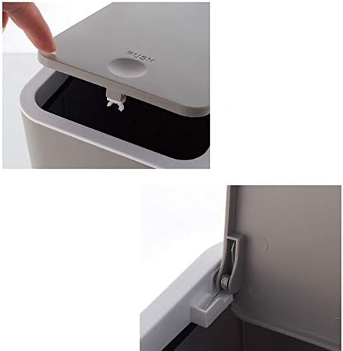 Yaoyaoshop kanta za smeće kombinovana klasifikacija plastična kanta za smeće unutrašnja kuhinja dnevni boravak kanta za smeće kancelarija sa poklopcem korpa za otpadni papir 24L kupatila za smeće