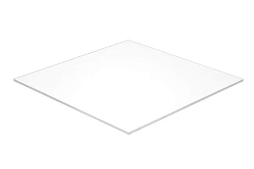 Falken dizajn akrilni pleksiglas, bijeli prozirni 32%, 15 x 15x 1/4