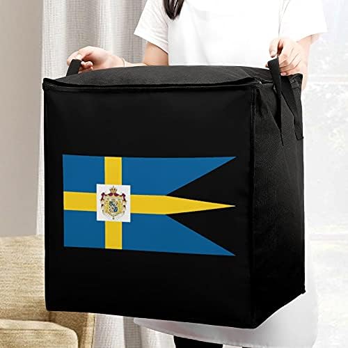 Royal švedska zastava Veliki gag za pohranu prekrivača Organizator Organizator patentni zatvarač na