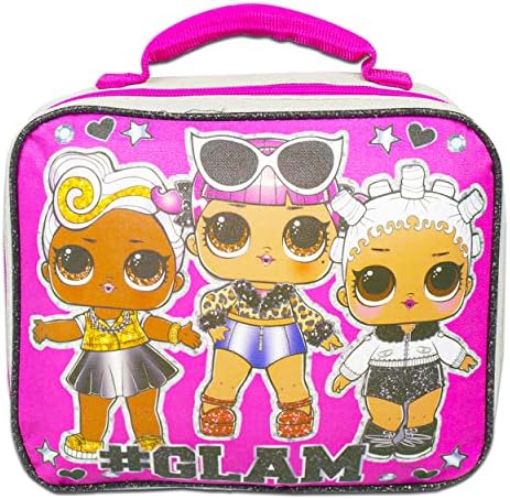 LOL Surprise Lunch Box za djevojčice Set-Lol Surprise lunch Bag, naljepnice, više / LOL Surprise School Supplies