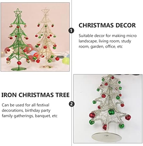 Umjetno borovo drvo Mini gvožđe Božićno uređenje stabla: metalni Xmas Tree TREE