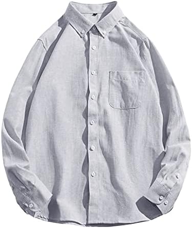 Maiyifu-GJ Muška lagana Casual klasična košulja sa punim dugmetom down Shirts Loose Fit duge