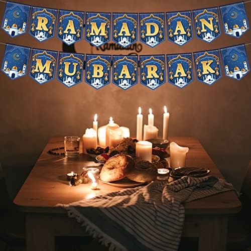 Ramadan Mubarak banner za ramadanske ukrase Nema DIY Ramadan ukrasi za dom Eid Mubarak Banneri Ramadan banner