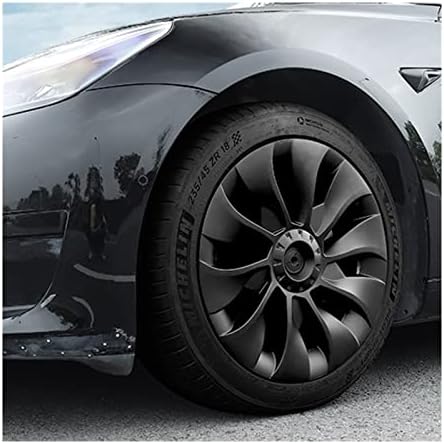 Model Hub Car Hour CAP kompatibilan sa Tesla Model 3 / Y 2018-2023 Nadograđeni 18-inčni ABS kotač HUBCAP komplet za zamjenu za zamjenu kotača