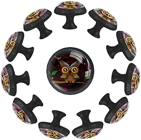 Lagerery dugmad za fioke slatka Sova dugmad za ormariće za vrtiće komoda dugmad okrugla dekorativna