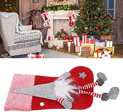 Okjhfd Božićne čarape, Pleteni pokloni za čarape, 22inch Veliki personalizirani kablovski Xmas Viseći