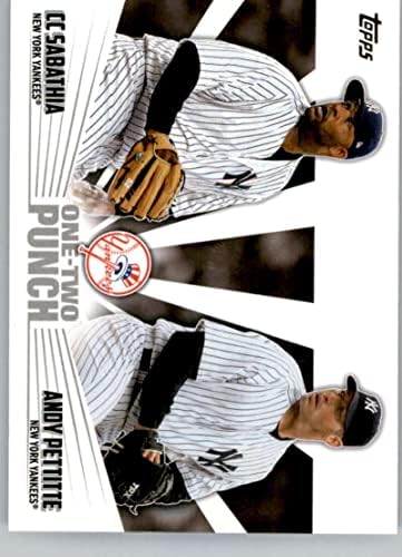 2023 TOPPS Jedno-dva punc # 12p-4 Andy Pettitte / CC Sabathia New York Yankees Baseball Trgovačka kartica
